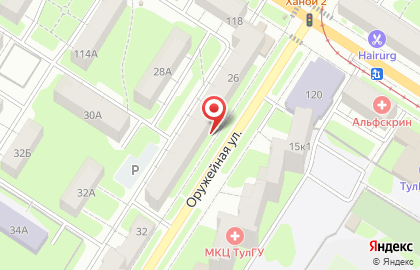 Знайка на Оружейной улице на карте
