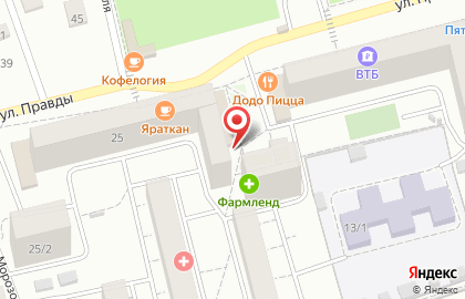 Магазин фруктов, овощей и сухофруктов в Дёмском районе на карте