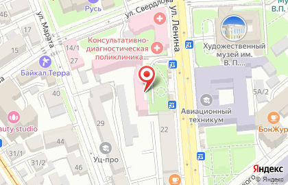 Иркутский областной гериатрический центр на карте