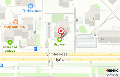 Ортопедический салон Trives на улице Маршала Чуйкова на карте