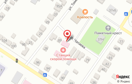 Сорочинская районная больница на улице Чапаева на карте