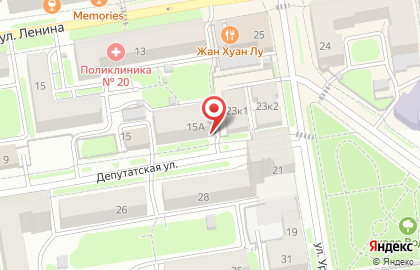 Продуктовая лавка в Железнодорожном районе на карте