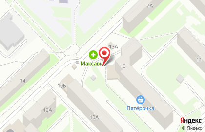 Г. Кстово Киоск по продаже фруктов и овощей на проспекте Победы на карте