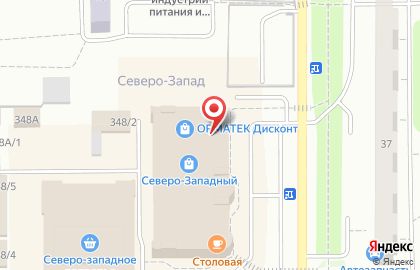 Торговый комплекс Северо-Западный в Курчатовском районе на карте