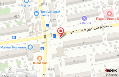 Салон цветов Фиеста в Астрахани на карте