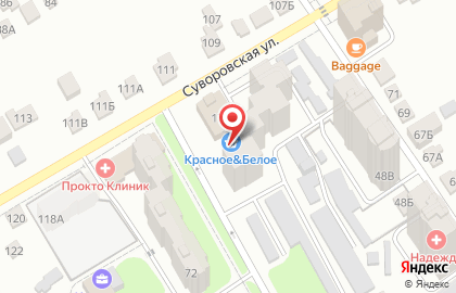 Магазин Красное & Белое в Курске на карте