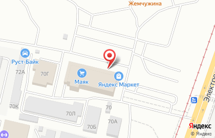ТЦ Зеленое кольцо в Советском районе на карте