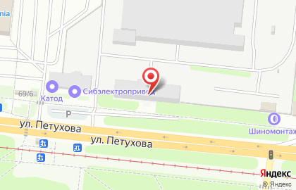 ООО Промторг на улице Петухова на карте