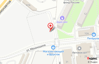 Магазин товаров для сада в Свердловском районе на карте