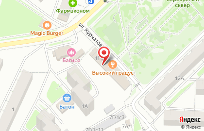 Продовольственный магазин Для вас в Октябрьском районе на карте