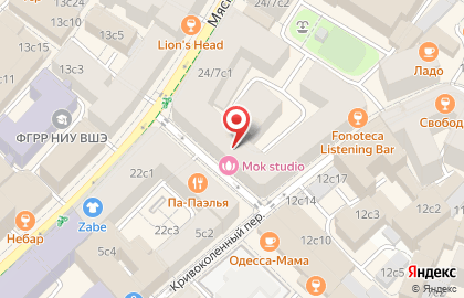 CAF в Банковском переулке на карте