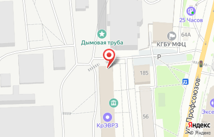 Музей истории электровагоноремонтного завода на улице Профсоюзов на карте