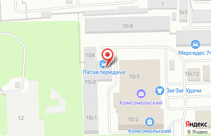 Автосервис Пятая передача в Калининском районе на карте