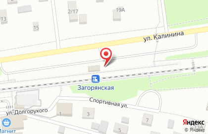 Загорянская, железнодорожная станция на карте