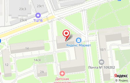 Библиотека №107 в Нижегородском районе на карте