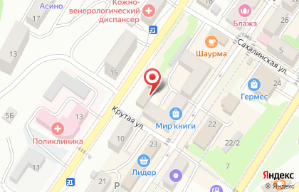 Главное Управление МЧС России по Сахалинской области на карте