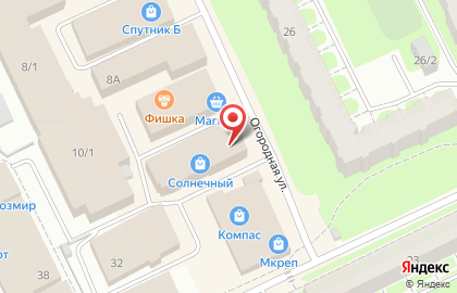 Магазин Русский Пух на улице Чкалова на карте