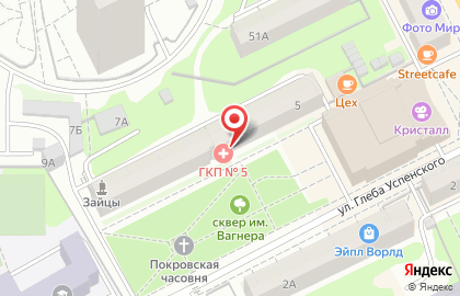 Аптека и ортопедический товар Селена на улице Глеба Успенского на карте