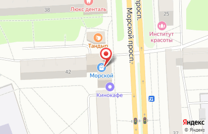 Школа парных бразильских танцев Forro do Mar на Морском проспекте на карте