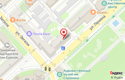 ООО Транснациональный банк на улице Ленина на карте