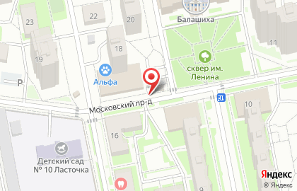 Киоск фруктов и овощей на Комсомольской на карте