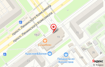 Зоомагазин Мурка на проспекте Ленинского Комсомола на карте