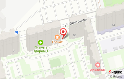 Магазин фастфудной продукции Тандыр №1 на улице Дмитриева на карте