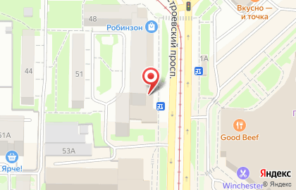 Музыкальная студия Виртуозы гитары на Кузнецкстроевском проспекте на карте