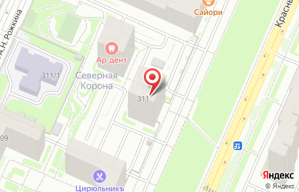 Служба доставки суши Суши Львуши на Красном проспекте на карте