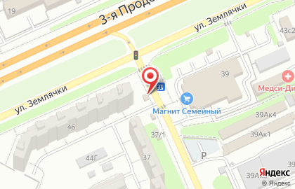 Продовольственный магазин в Дзержинском районе на карте