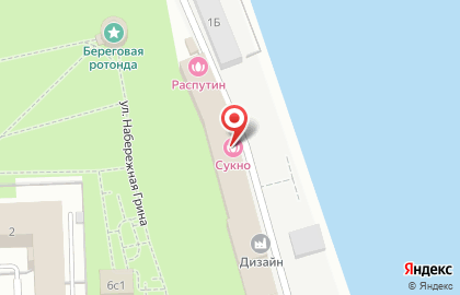 Банный клуб Sukno на Пристанской улице на карте