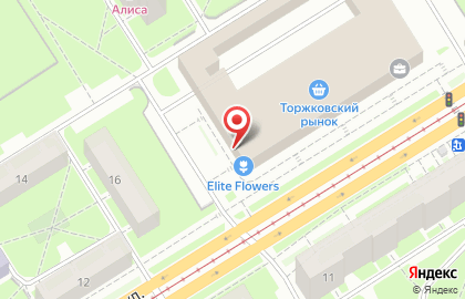 Цветочный салон на Торжковской улице на карте