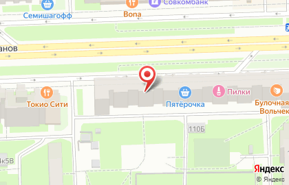 Франт на проспекте Ветеранов на карте