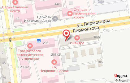 ЗАО Гражданстрой на улице Лермонтова на карте
