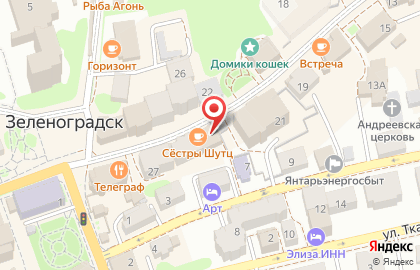 Магазин Янтарная мануфактура на Курортном проспекте на карте