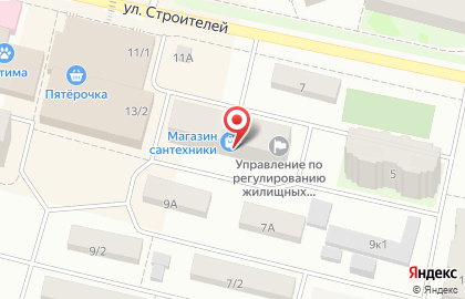 Ателье Елена на улице Строителей на карте
