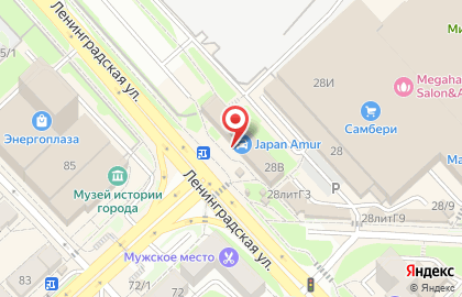 Банкомат СберБанк на Ленинградской улице, 28в на карте