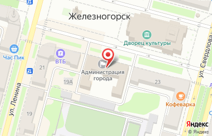 Администрация г. Железногорска на улице 22 Партсъезда на карте