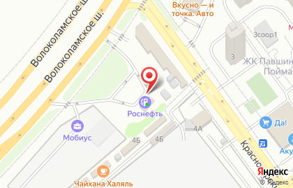 Технический центр Роснефть в Красногорске на карте