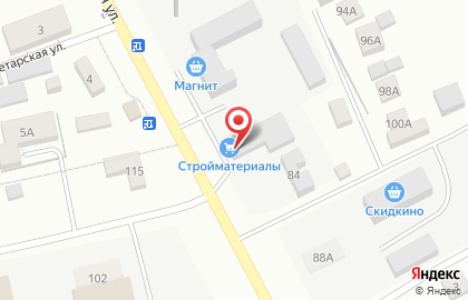 Магазин Стройматериалы в Саранске на карте