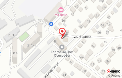 Магазин разливного пива Советская пивная на улице Чкалова на карте