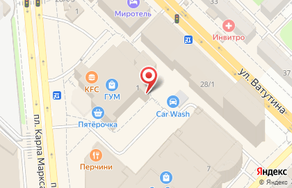 Гостиница Колибри на площади Карла Маркса на карте