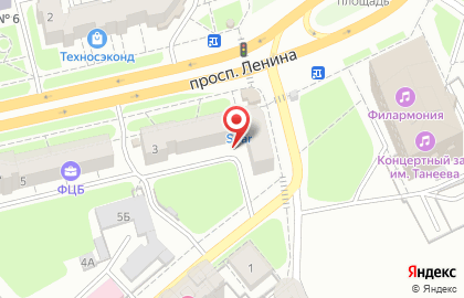 Ы на проспекте Ленина на карте