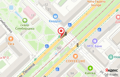 Билборды (6х3 м) от РА Экспресс-Сити на улице им В.И.Ленина 21Р на карте