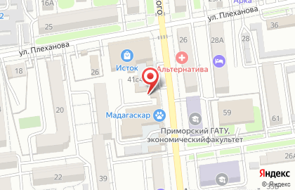 Магазин фруктов и овощей на улице Горького на карте