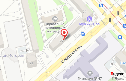 Санрайз тур на Советской улице на карте