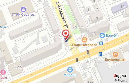 Пекарня Булка в Октябрьском районе на карте