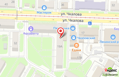 Ярославский филиал Банкомат, АКБ Московский индустриальный банк на улице Чкалова, 19а на карте