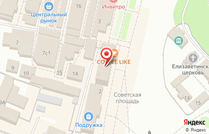 Агентство Недвижимости Лидер на Советской площади на карте