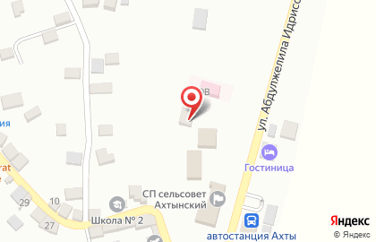 Ахтынский Район на карте